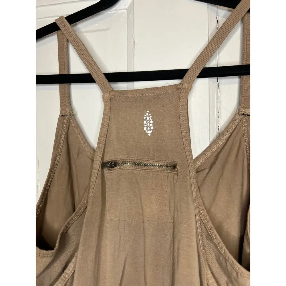 FP Movement Hot Shot V-Neck Sleeveless Patch Pocket Mini Dress Medium (B120337) - Picture 5 of 11
